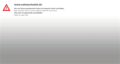 Desktop Screenshot of netzwerkseite.de